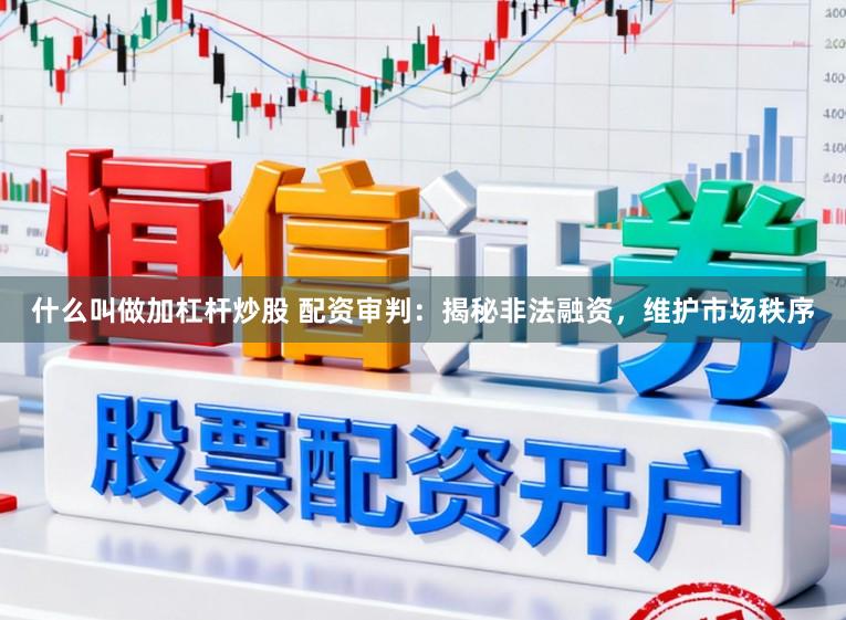 什么叫做加杠杆炒股 配资审判：揭秘非法融资，维护市场秩序